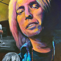 Tom Petty - Original acrylic painting by Eric Soller