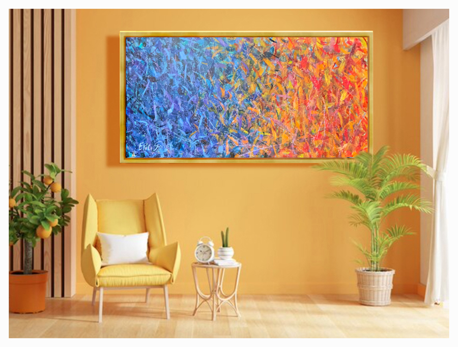 Original modern abstract painting by Eric Soller